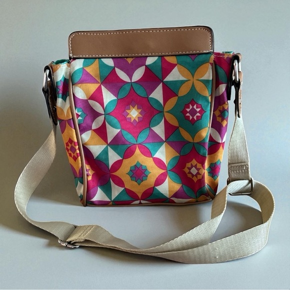 Lily Bloom Colorful Geometric Crossbody Bag - Picture 2 of 7